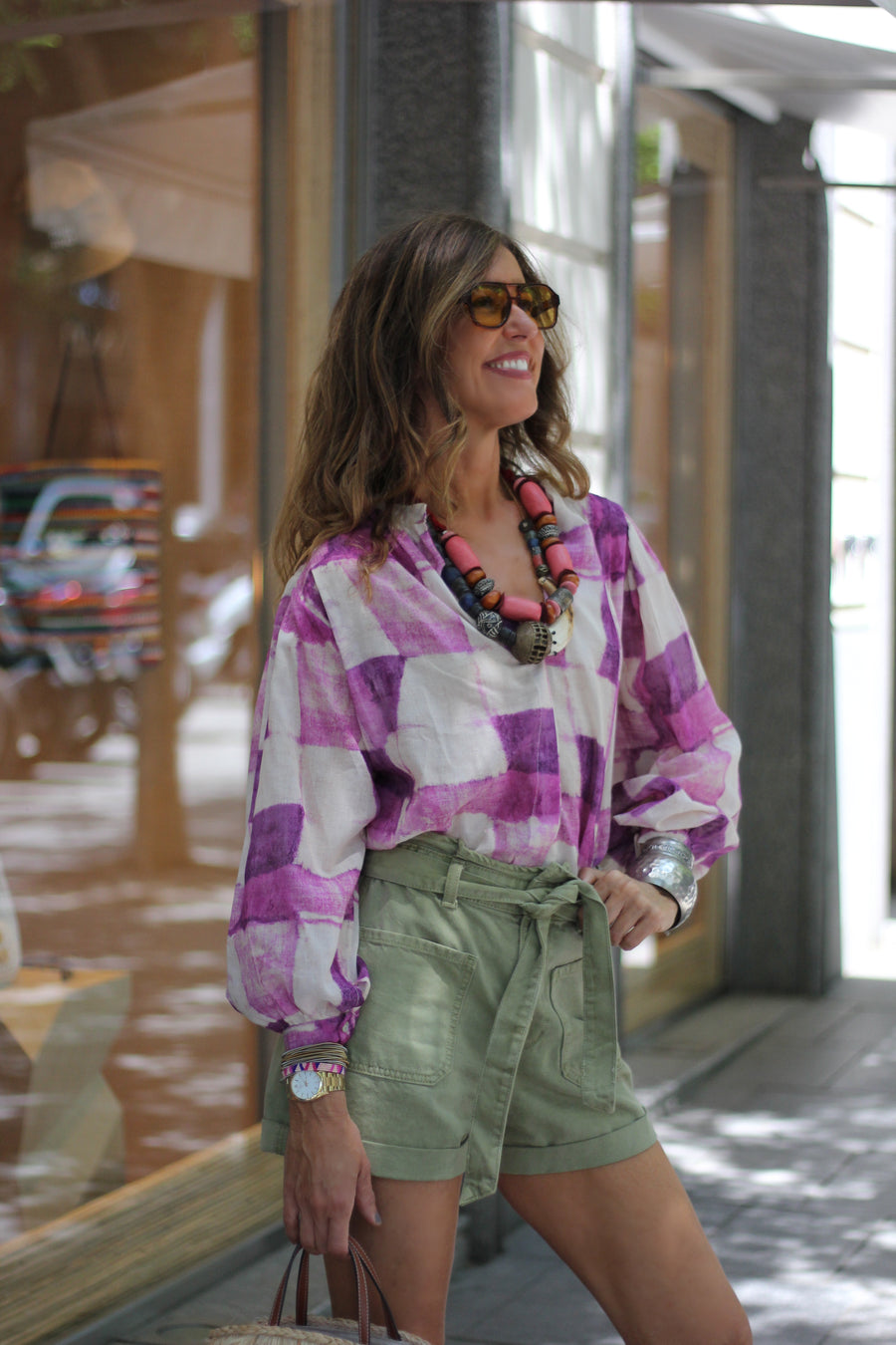 CAMISA LILA