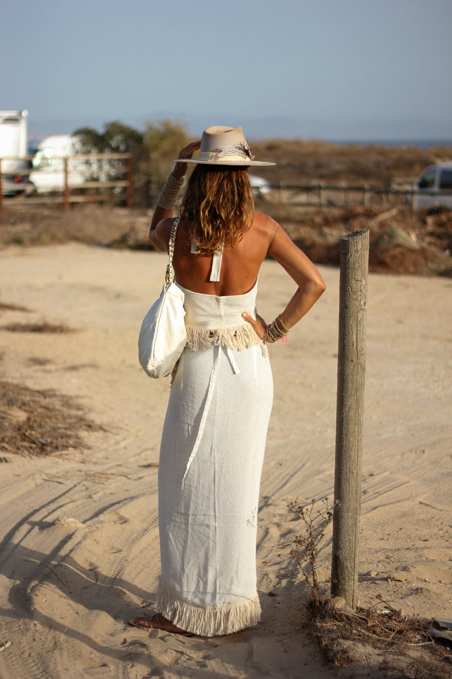 Conjunto top y falda